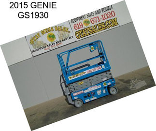 2015 GENIE GS1930