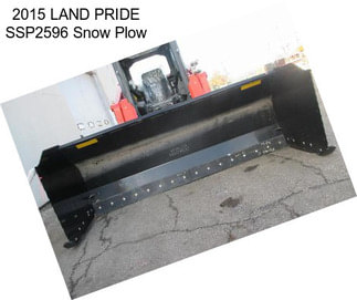 2015 LAND PRIDE SSP2596 Snow Plow