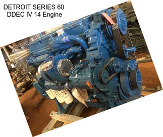 DETROIT SERIES 60  DDEC IV 14 Engine