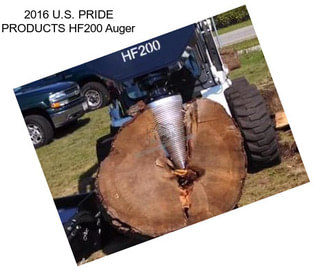 2016 U.S. PRIDE PRODUCTS HF200 Auger