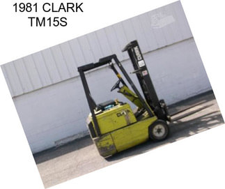 1981 CLARK TM15S