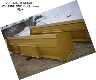 2016 MASTERCRAFT WELDING SNO10SSL Snow Plow