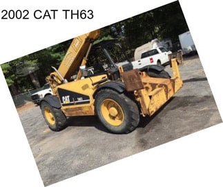 2002 CAT TH63