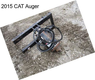 2015 CAT Auger