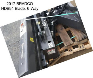 2017 BRADCO HDB84 Blade, 6-Way