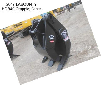 2017 LABOUNTY HDR40 Grapple, Other