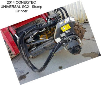 2014 CONEQTEC UNIVERSAL SC21 Stump Grinder