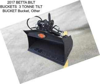 2017 BETTA BILT BUCKETS  3 TONNE TILT BUCKET Bucket, Other