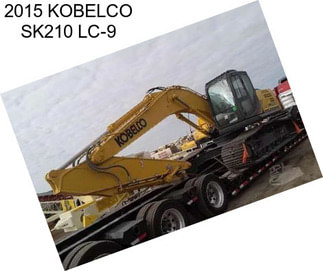 2015 KOBELCO SK210 LC-9