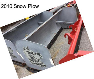 2010 Snow Plow