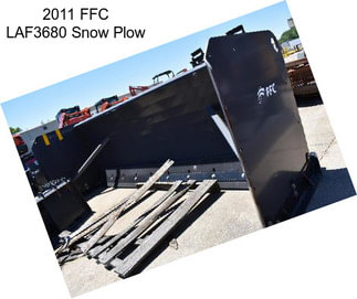 2011 FFC LAF3680 Snow Plow