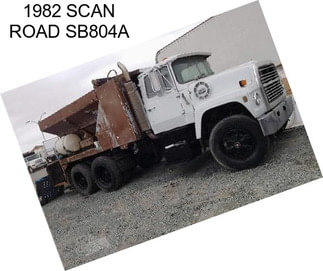 1982 SCAN ROAD SB804A