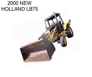 2000 NEW HOLLAND LB75