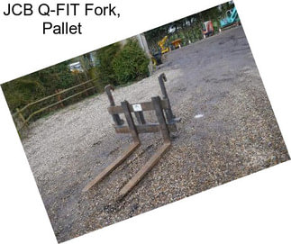 JCB Q-FIT Fork, Pallet