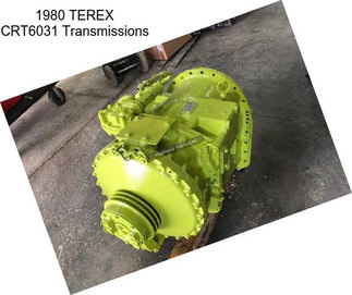 1980 TEREX CRT6031 Transmissions