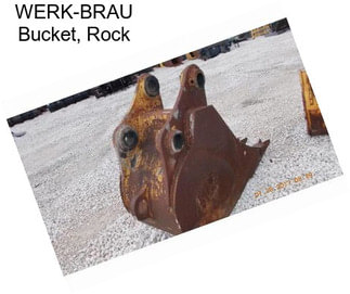 WERK-BRAU Bucket, Rock