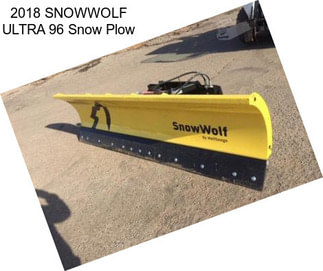 2018 SNOWWOLF ULTRA 96 Snow Plow