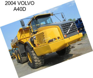 2004 VOLVO A40D