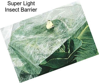 Super Light Insect Barrier