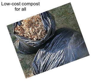 Low-cost compost for all