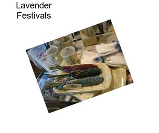 Lavender Festivals