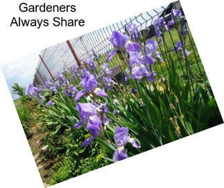 Gardeners Always Share