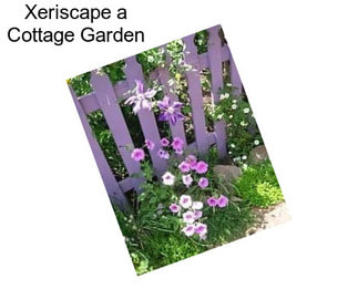 Xeriscape a Cottage Garden