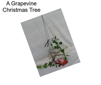 A Grapevine Christmas Tree