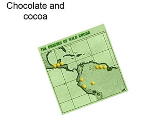 Chocolate and cocoa