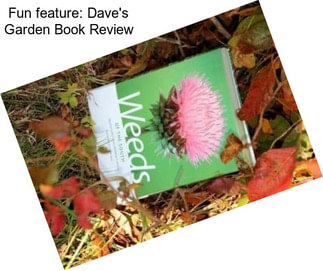 Fun feature: Dave\'s Garden Book Review