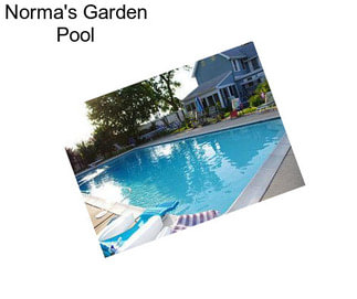 Norma\'s Garden Pool