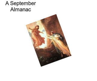 A September Almanac