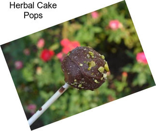 Herbal Cake Pops