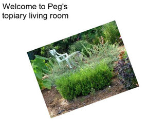 Welcome to Peg\'s topiary living room