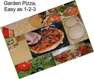 Garden Pizza, Easy as 1-2-3