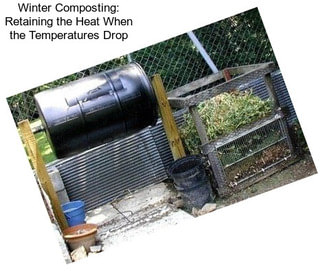 Winter Composting: Retaining the Heat When the Temperatures Drop