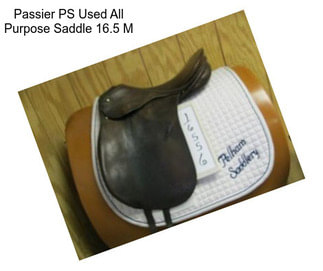Passier PS Used All Purpose Saddle 16.5\