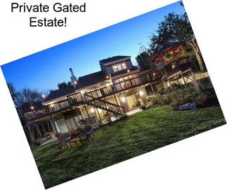 Private Gated Estate!