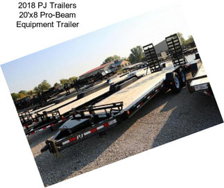 2018 PJ Trailers 20\'x8\