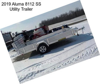 2019 Aluma 8112 SS Utility Trailer