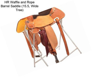 HR Waffle and Rope Barrel Saddle (15.5\