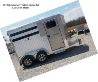 2019 Sundowner Trailers Sunlite SS Livestock Trailer