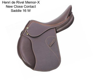 Henri de Rivel Memor-X New Close Contact Saddle 16\