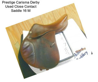 Prestige Carisma Derby Used Close Contact Saddle 16 \