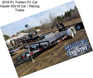 2018 PJ Trailers PJ Car Hauler 83x18 Car / Racing Trailer