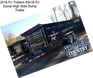 2018 PJ Trailers 83x16 PJ Dump High Side Dump Trailer