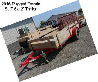 2016 Rugged Terrain SUT 6x12\' Trailer