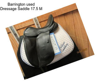 Barrington used Dressage Saddle 17.5\