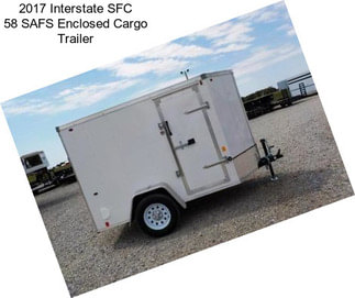 2017 Interstate SFC 58 SAFS Enclosed Cargo Trailer