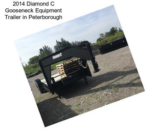 2014 Diamond C Gooseneck Equipment Trailer in Peterborough